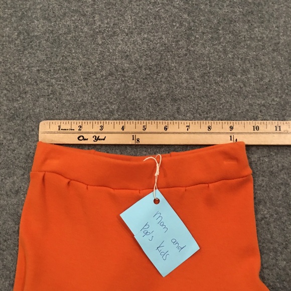 Skirt Girl 4 100% Cotton Orange Colorblock Tiered Maxi Skirt Mom & Pop’s Kids - Picture 8 of 10